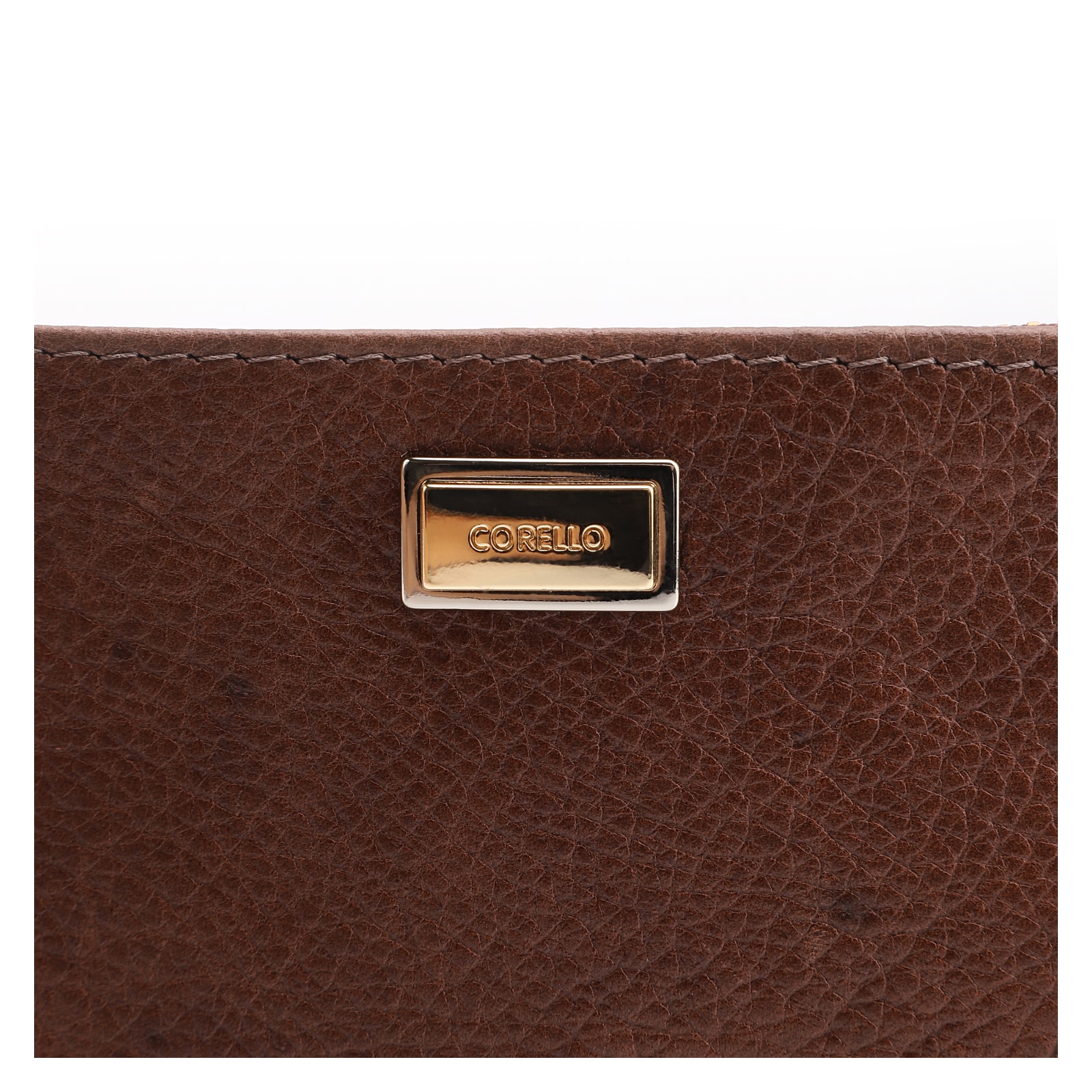 Bolsa Pequena Couro Antique Marrom