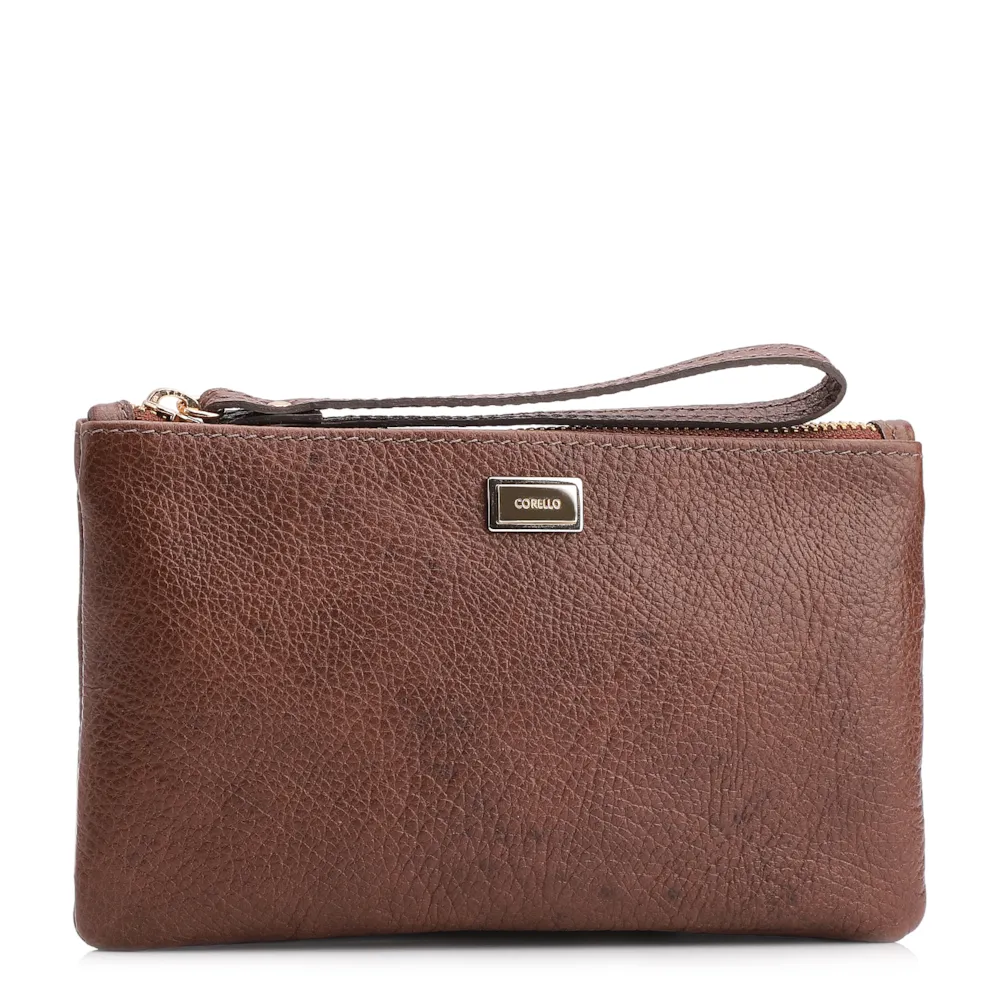 Bolsa Pequena Couro Antique Marrom - imagem 3