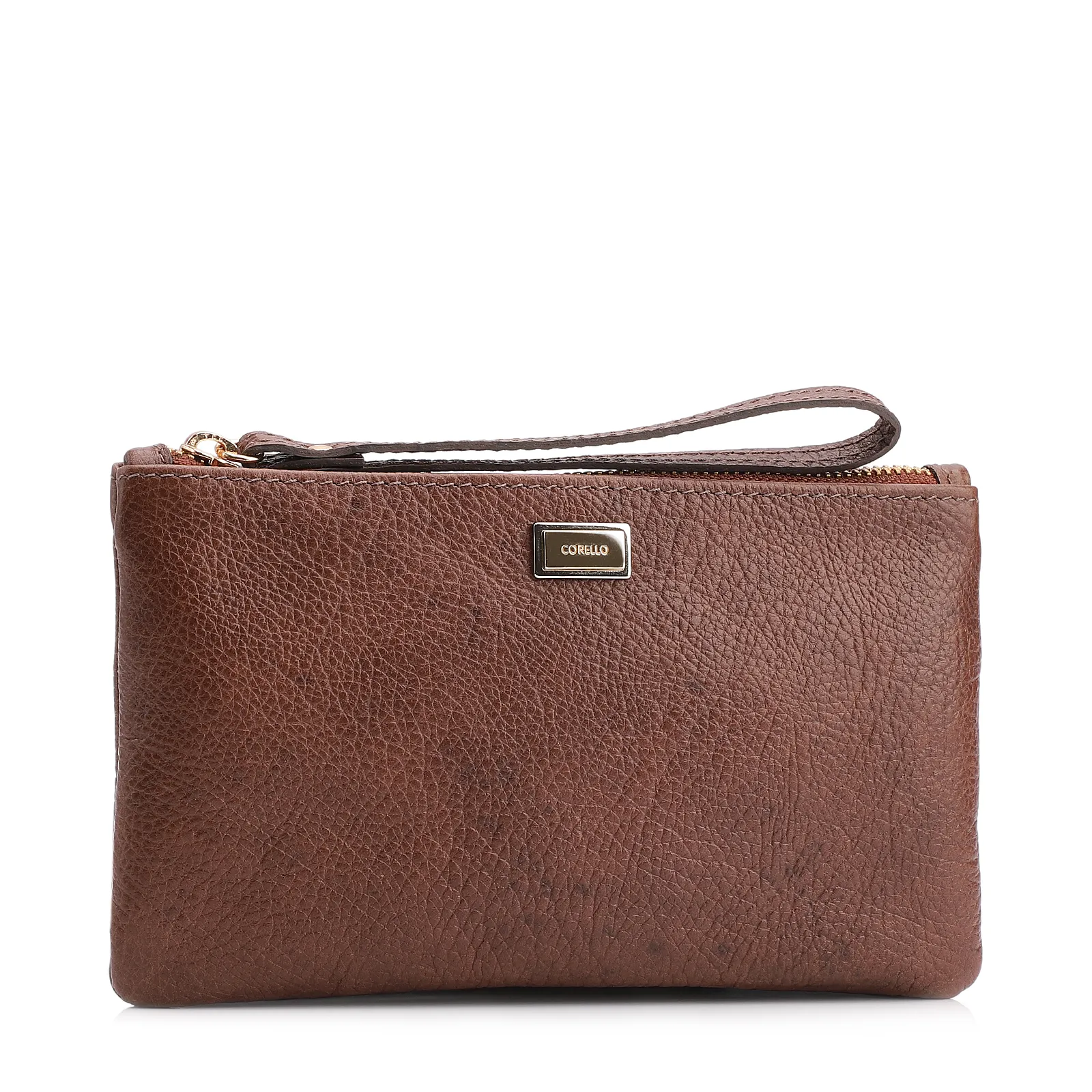 Bolsa Pequena Couro Antique Marrom