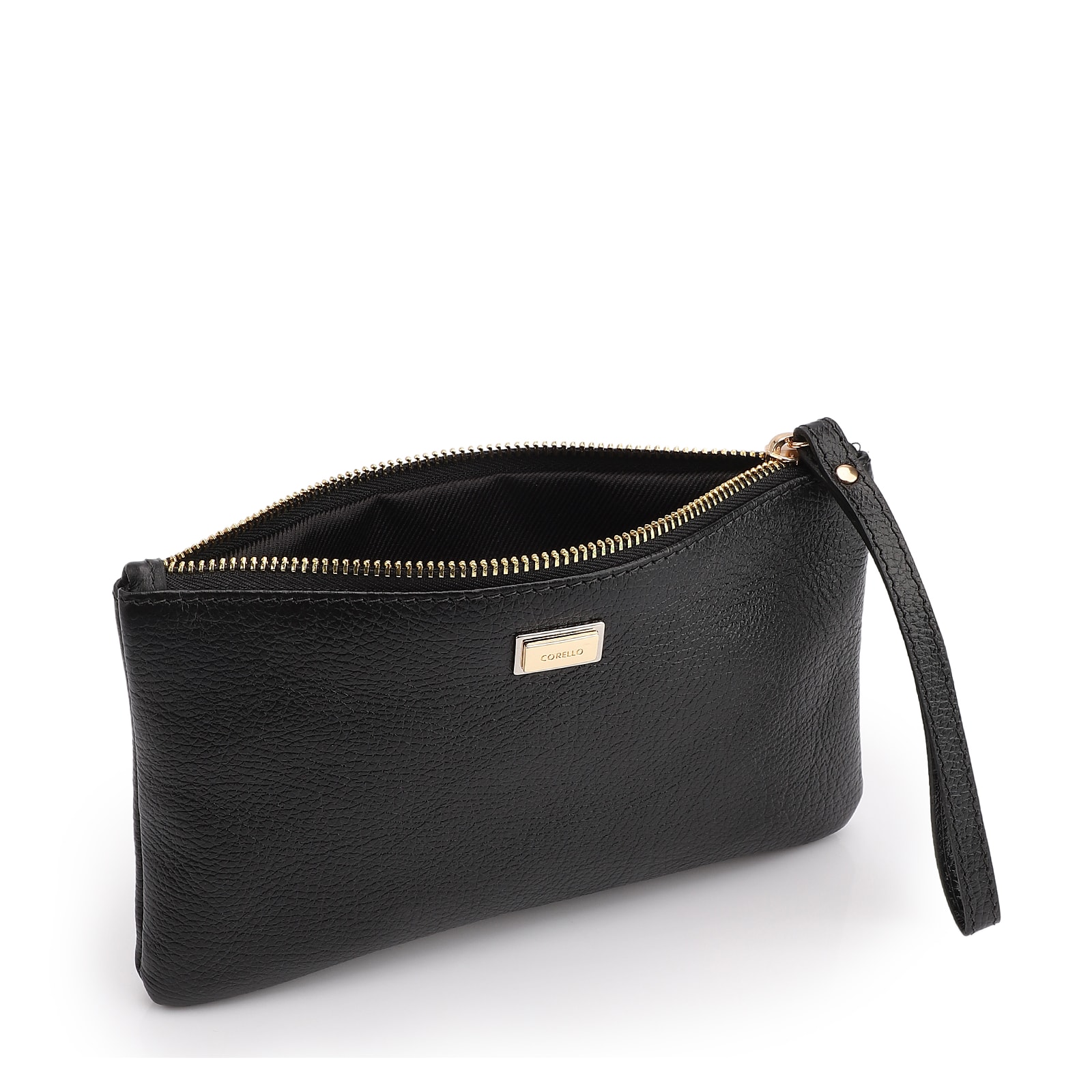 Bolsa Pequena Couro Antique Preto