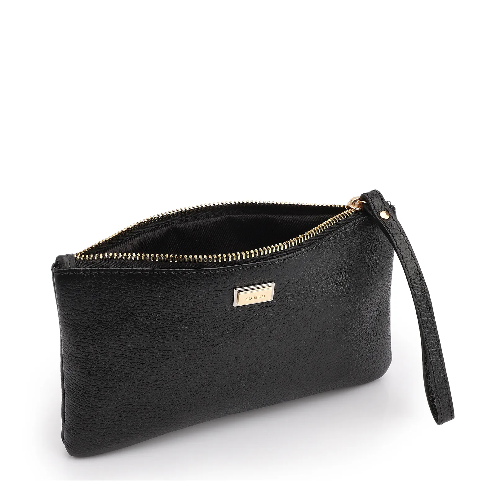 Bolsa Pequena Couro Antique Preto