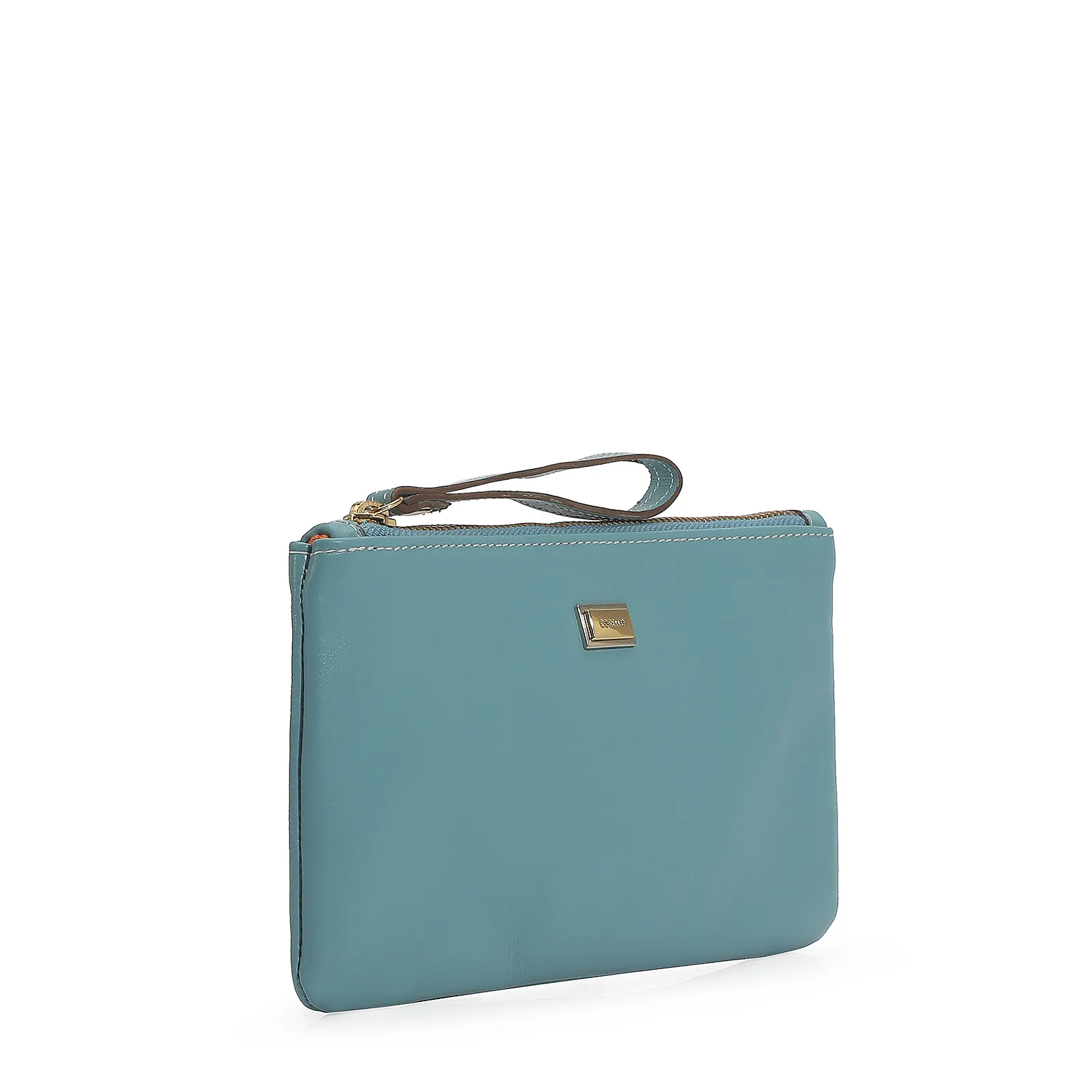 Bolsa Pequena Couro Azul
