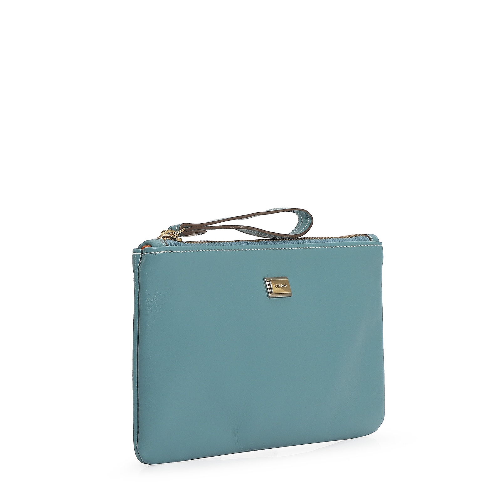 Bolsa Pequena Couro Azul