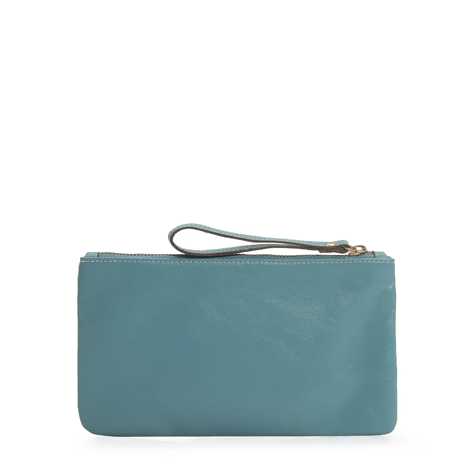 Bolsa Pequena Couro Azul