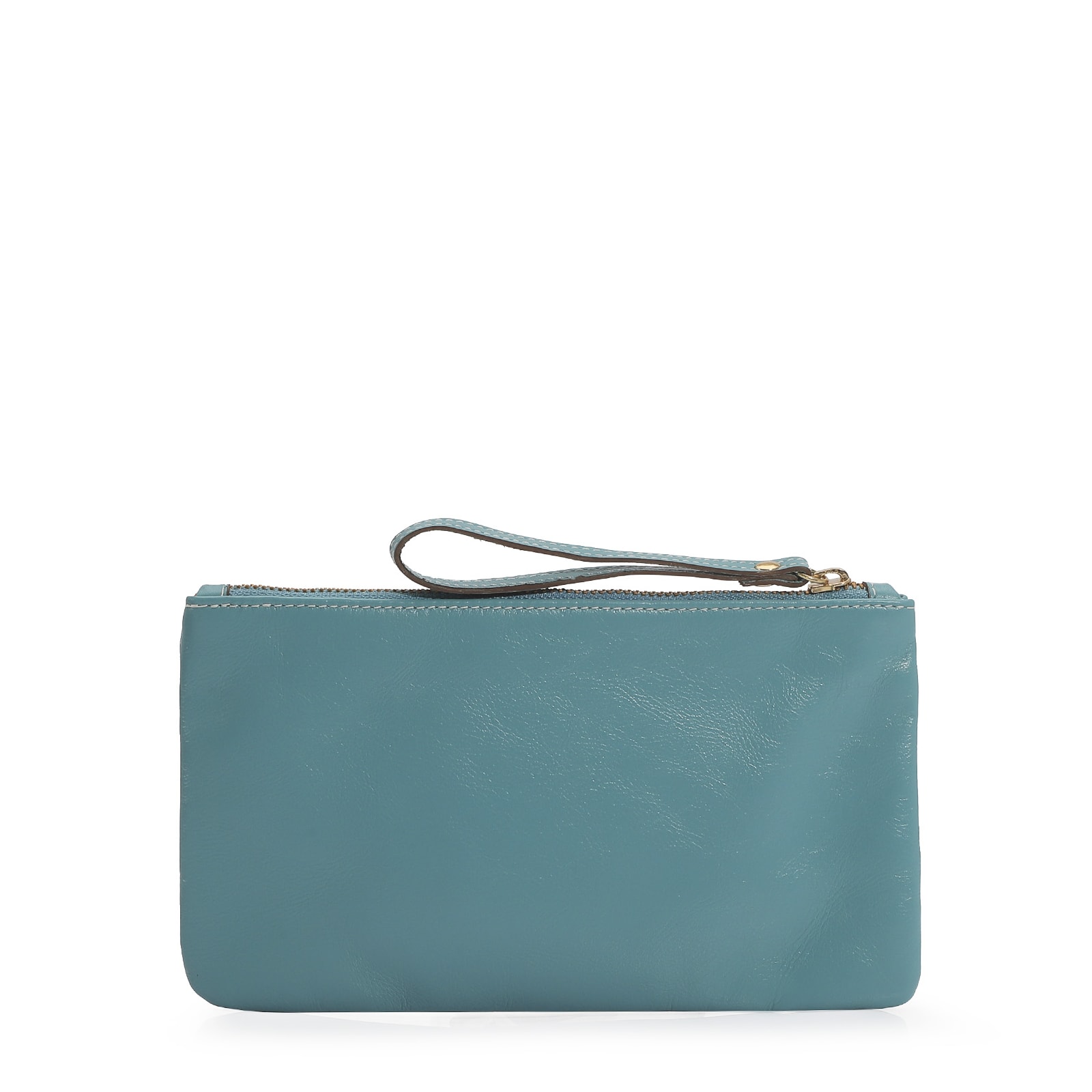 Bolsa Pequena Couro Azul