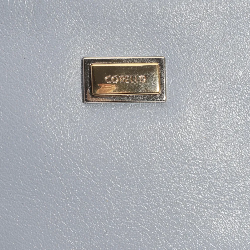 Bolsa Pequena Couro Azul - imagem 5