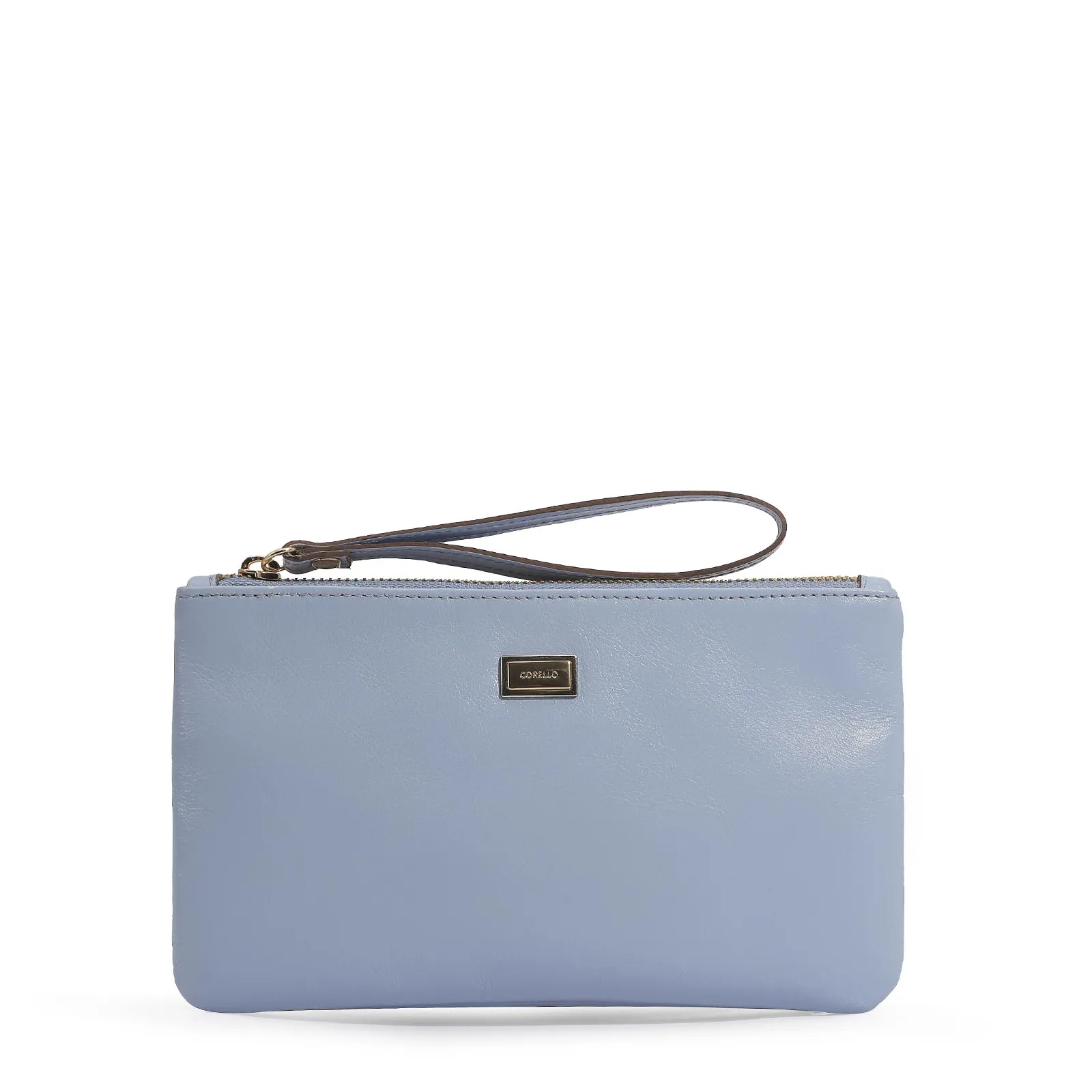 Bolsa Pequena Couro Azul