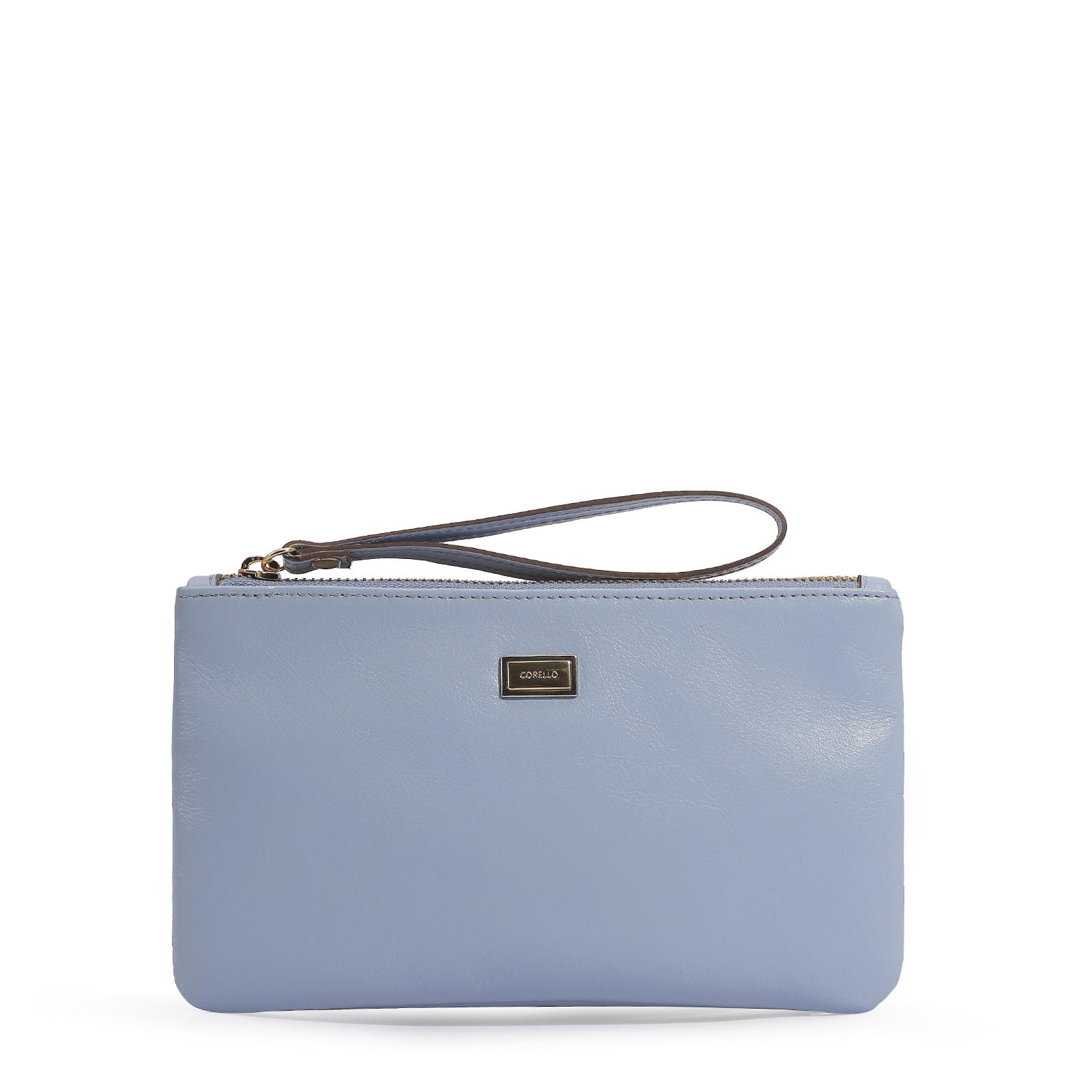 Bolsa Pequena Couro Azul