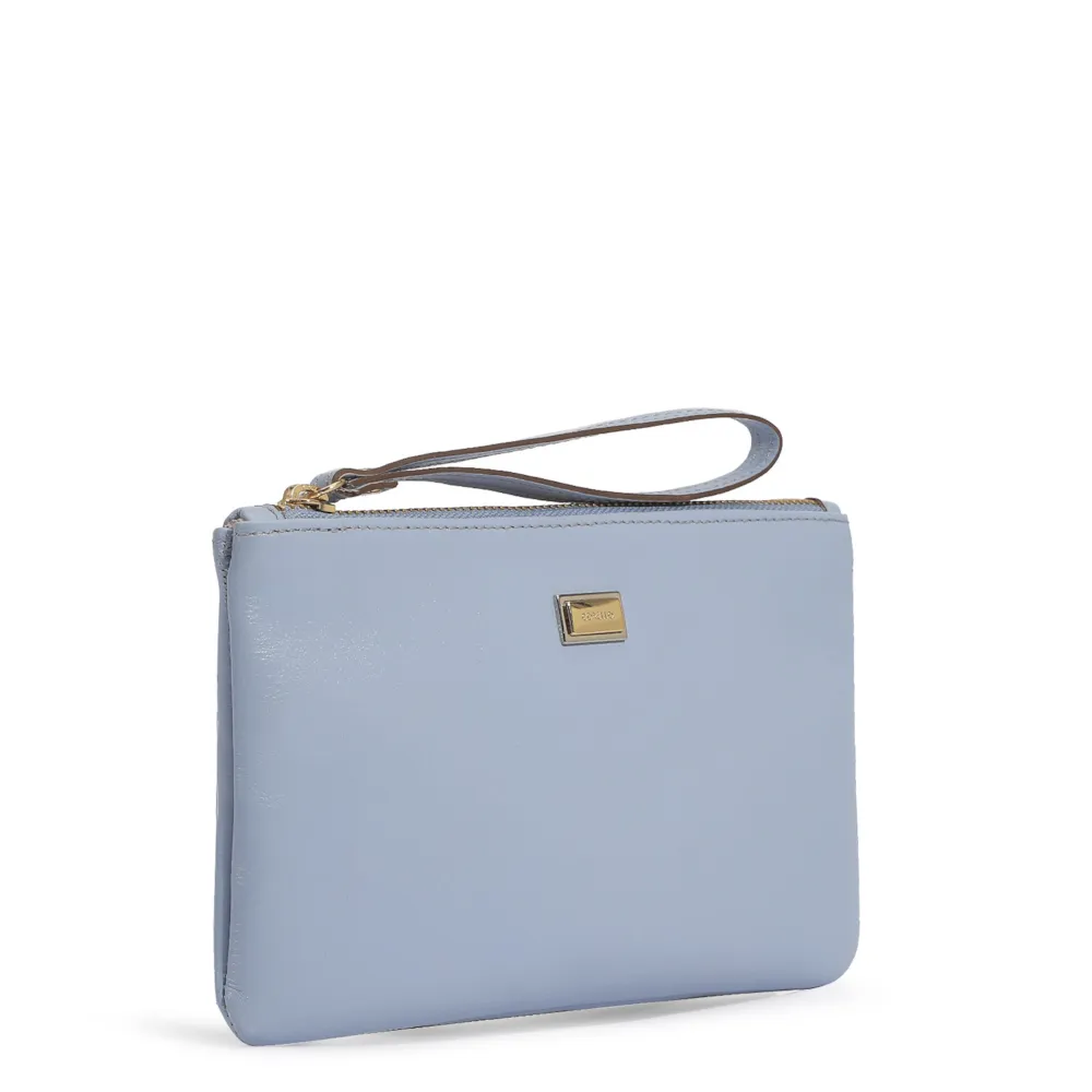 Bolsa Pequena Couro Azul - imagem 2