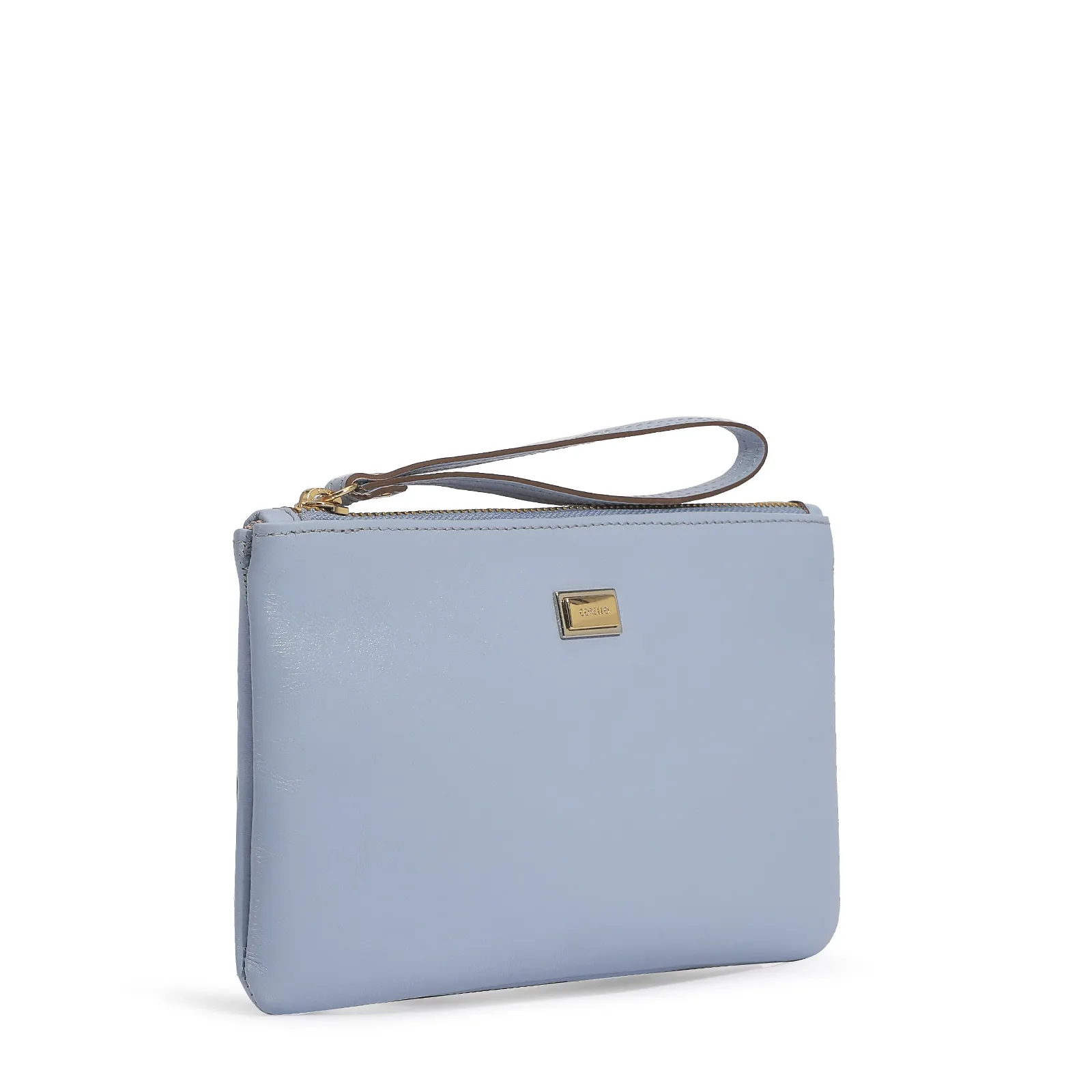 Bolsa Pequena Couro Azul