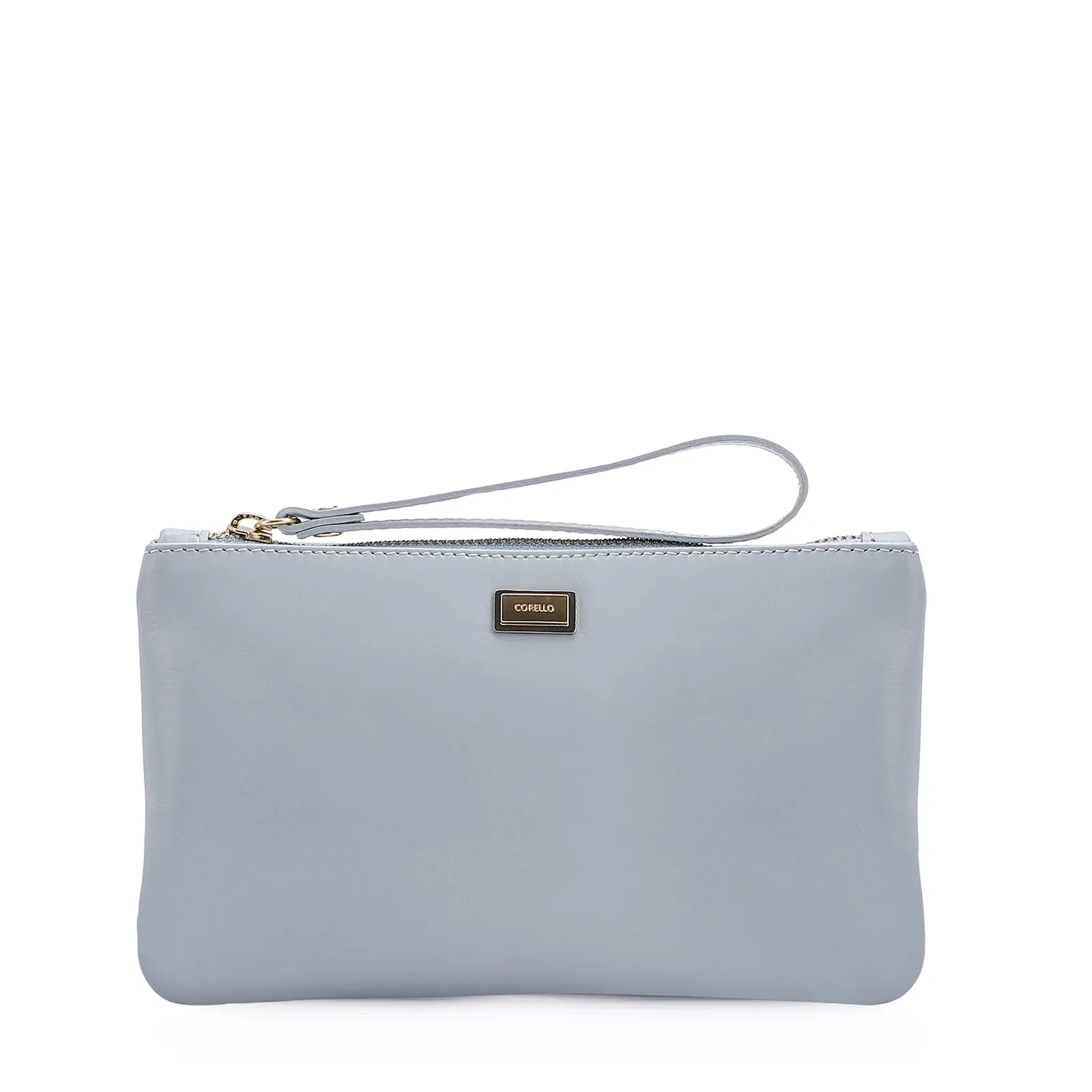Bolsa Pequena Couro Azul