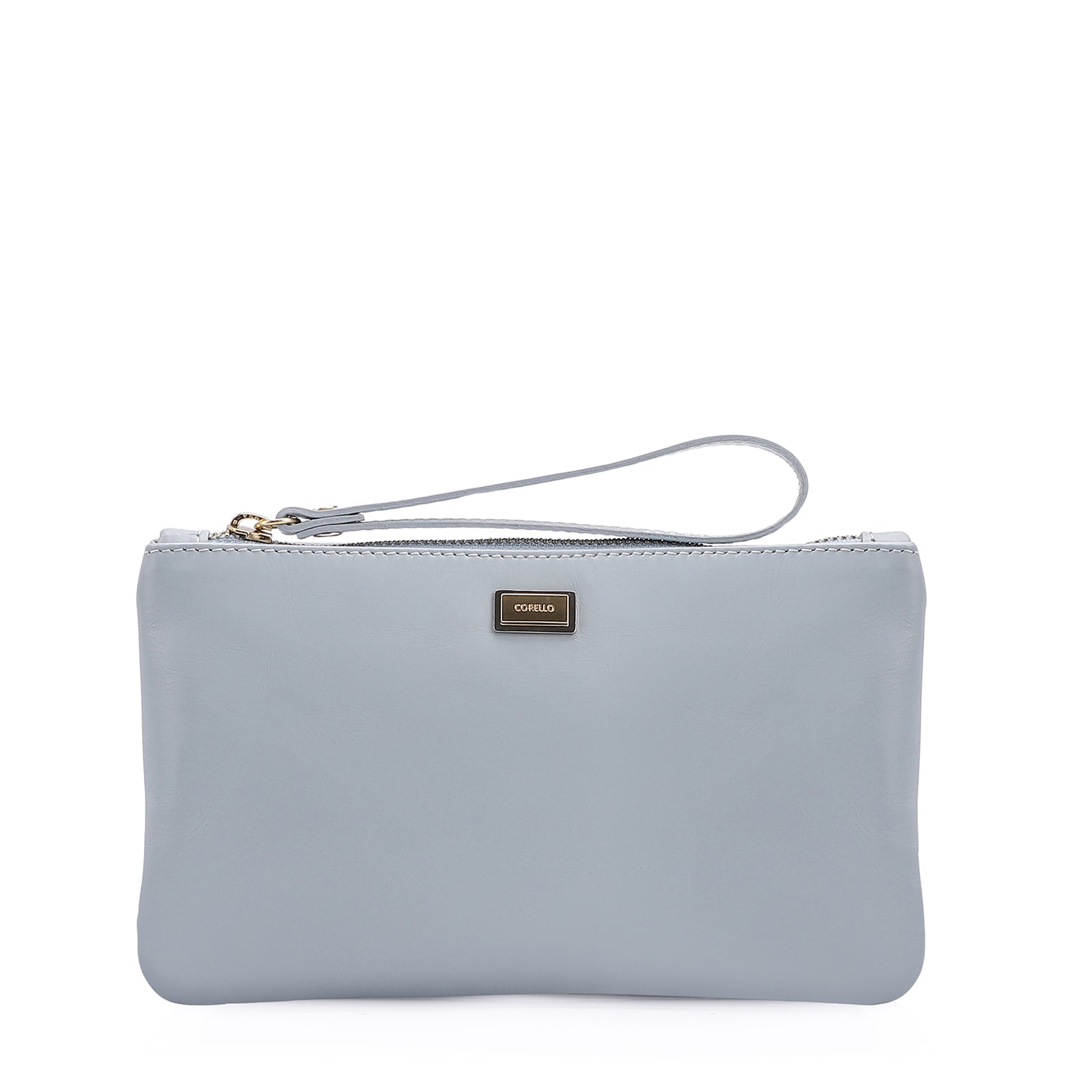 Bolsa Pequena Couro Azul