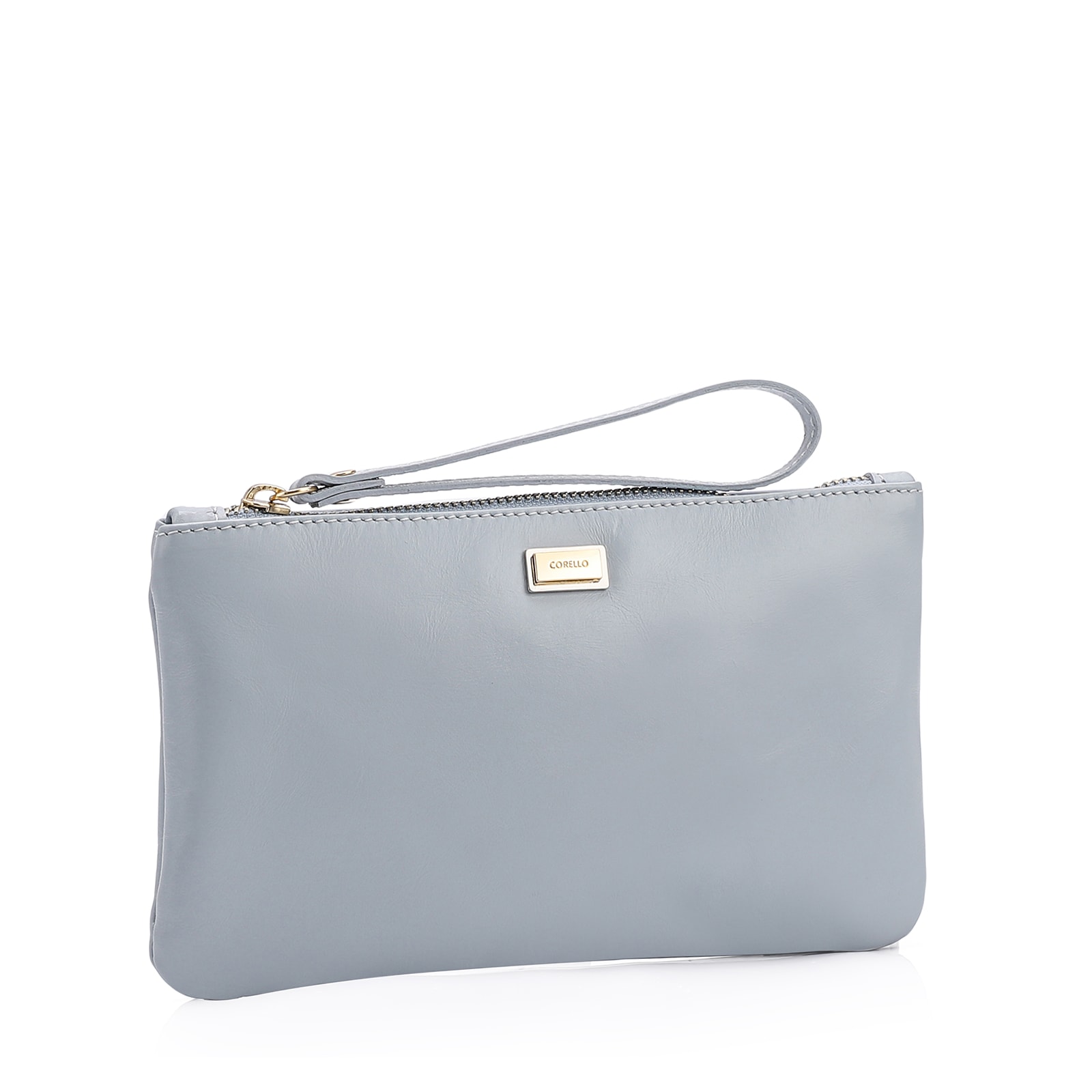 Bolsa Pequena Couro Azul