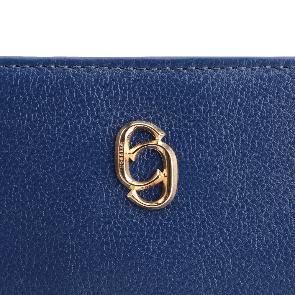 Bolsa Pequena Couro Azul - imagem 5
