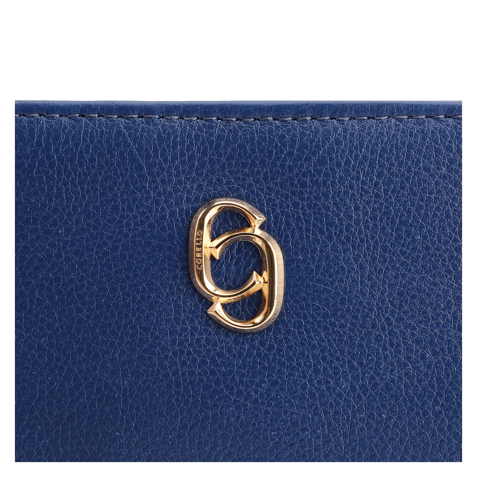 Bolsa Pequena Couro Azul