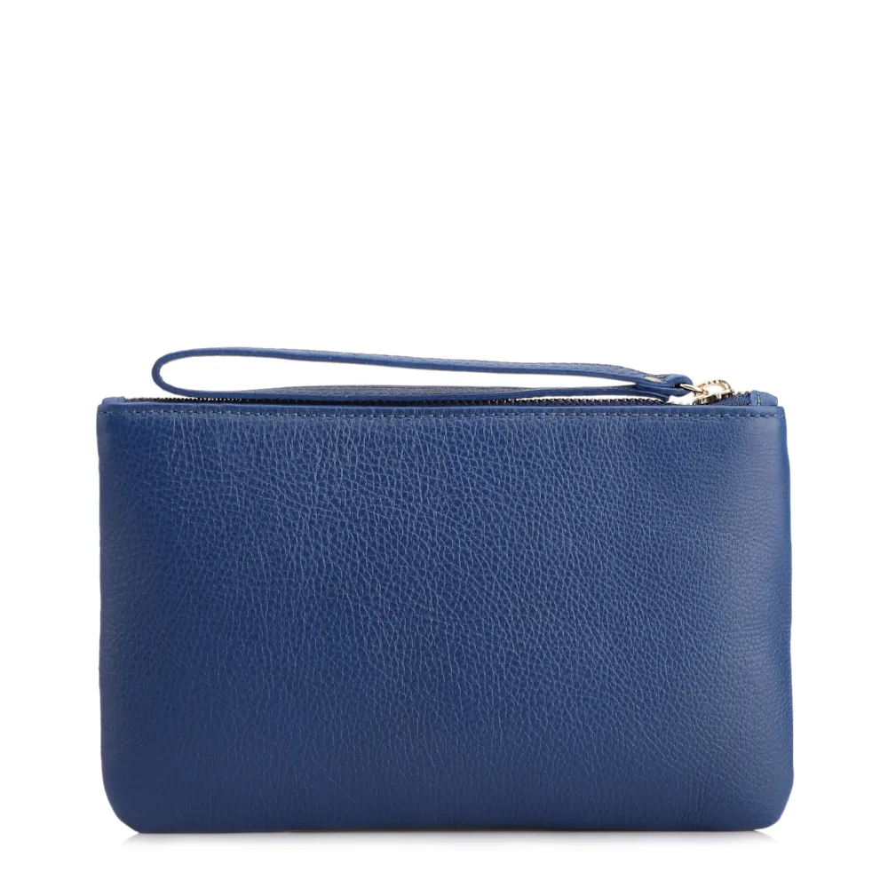 Bolsa Pequena Couro Azul - imagem 3