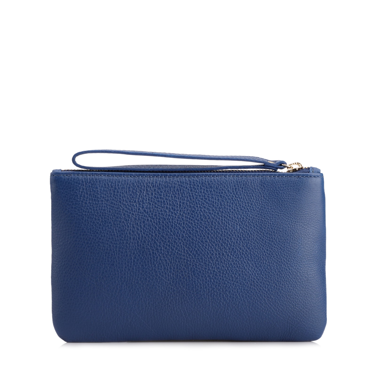 Bolsa Pequena Couro Azul