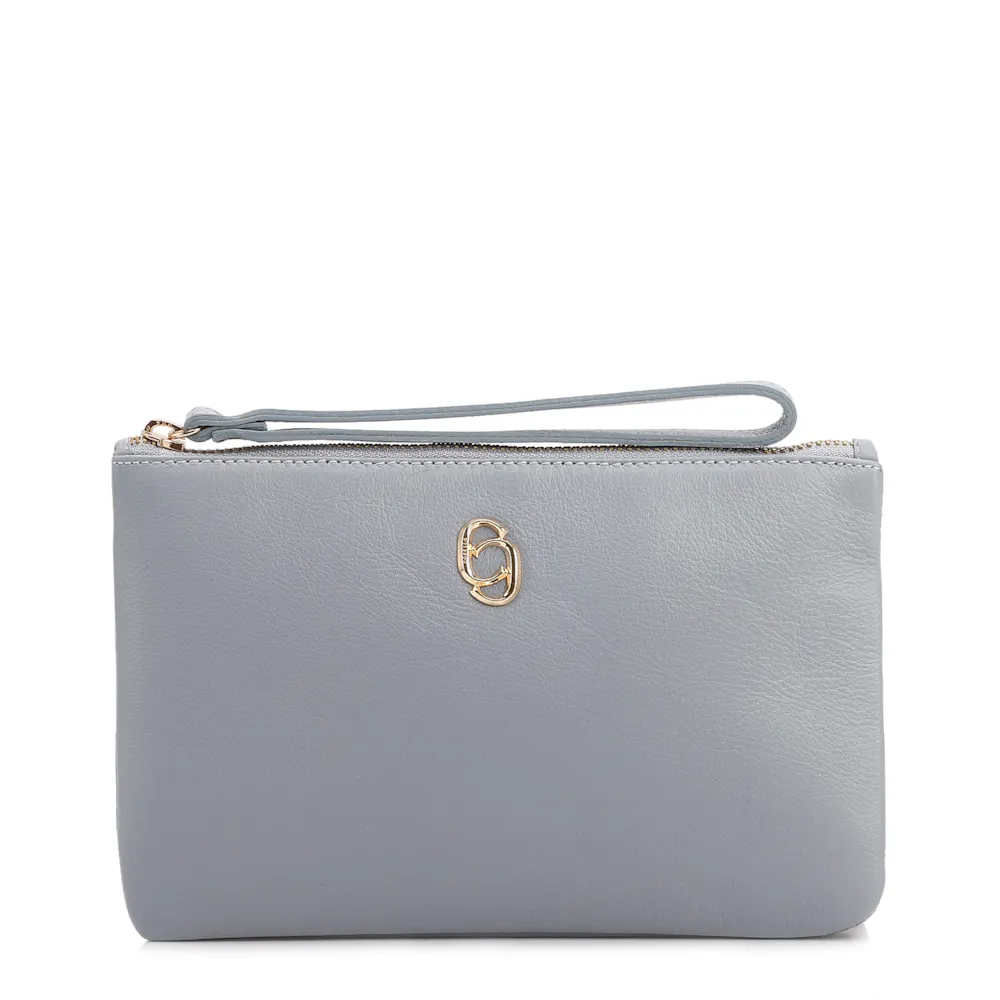 Bolsa Pequena Couro Azul