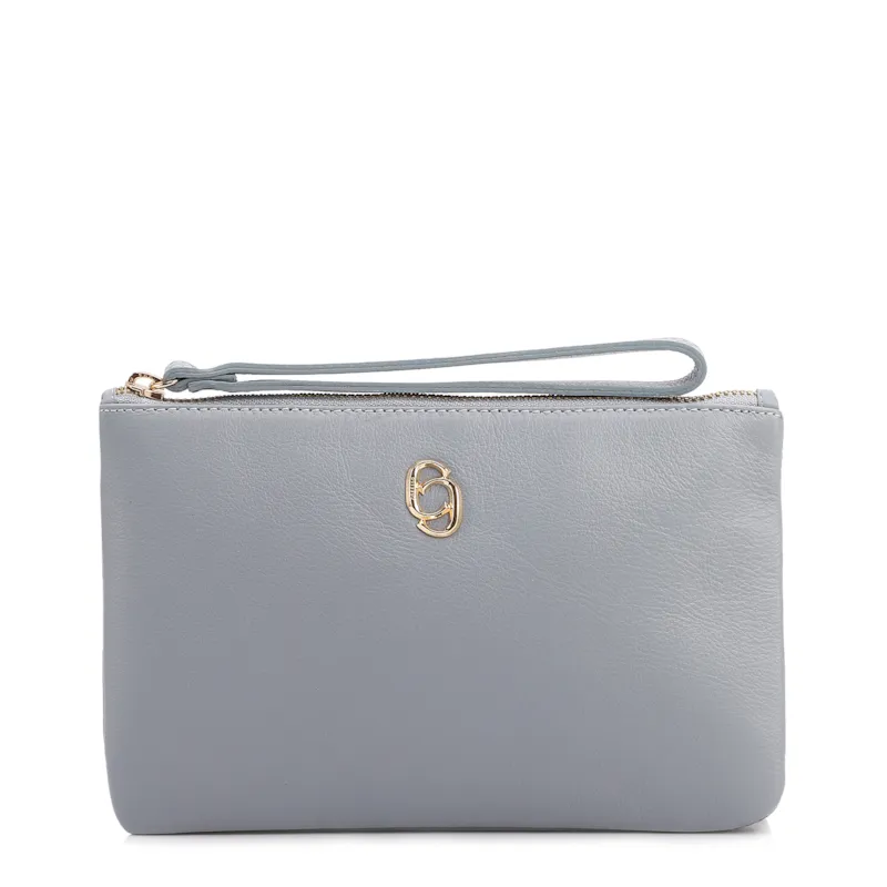 Bolsa Pequena Couro Azul