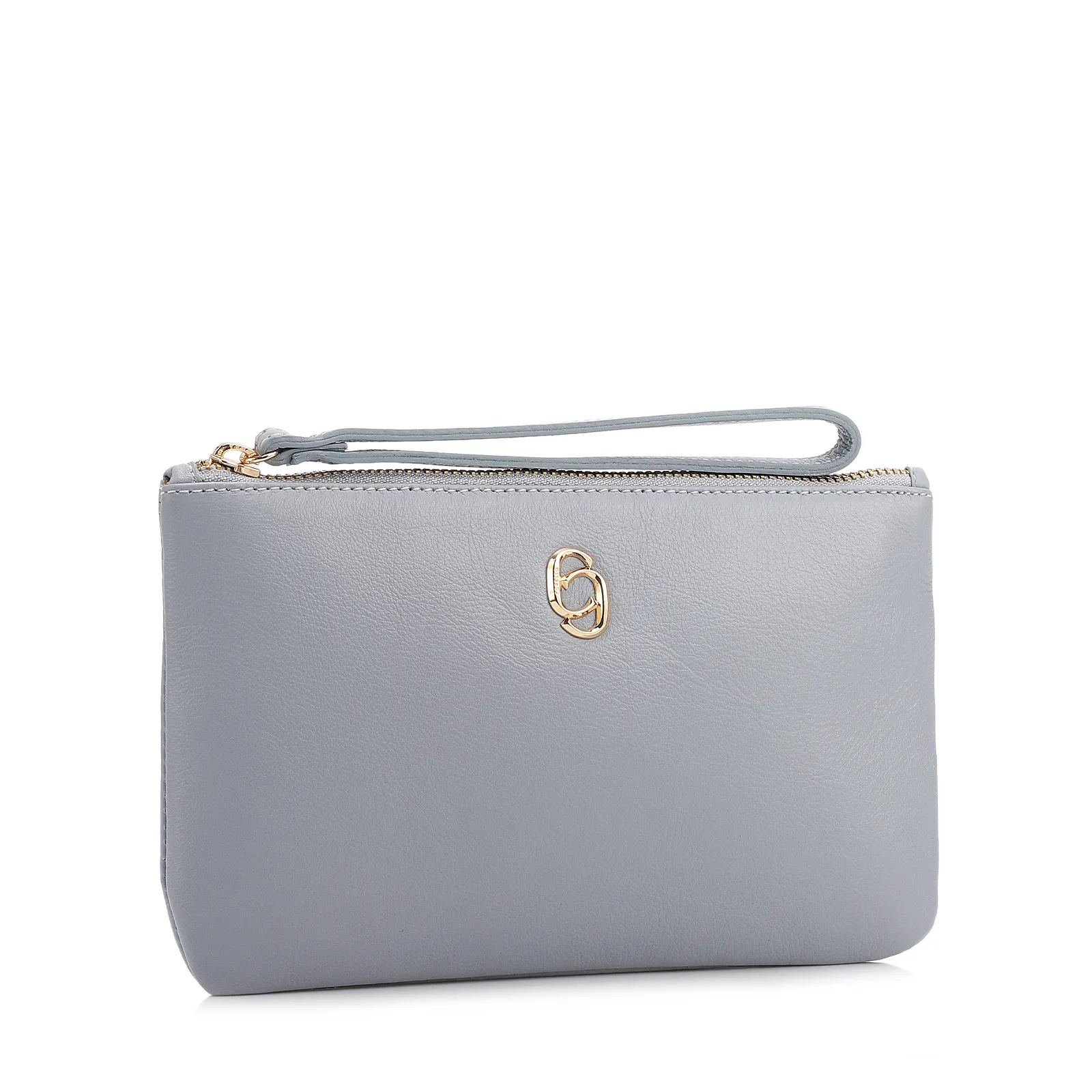 Bolsa Pequena Couro Azul