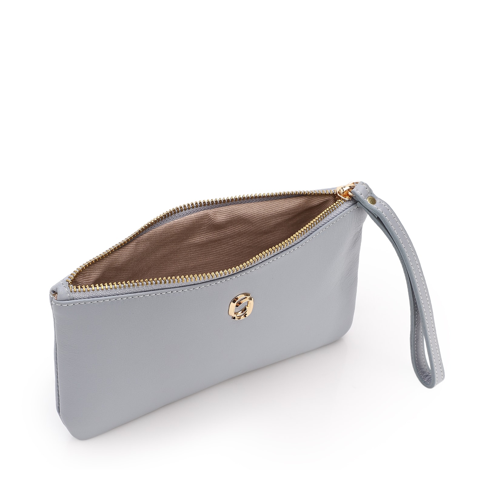 Bolsa Pequena Couro Azul