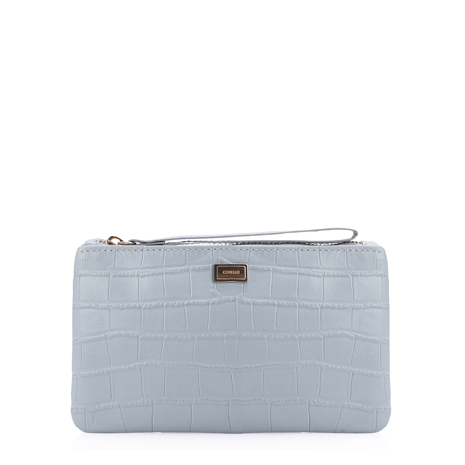 Bolsa Pequena Couro Azul