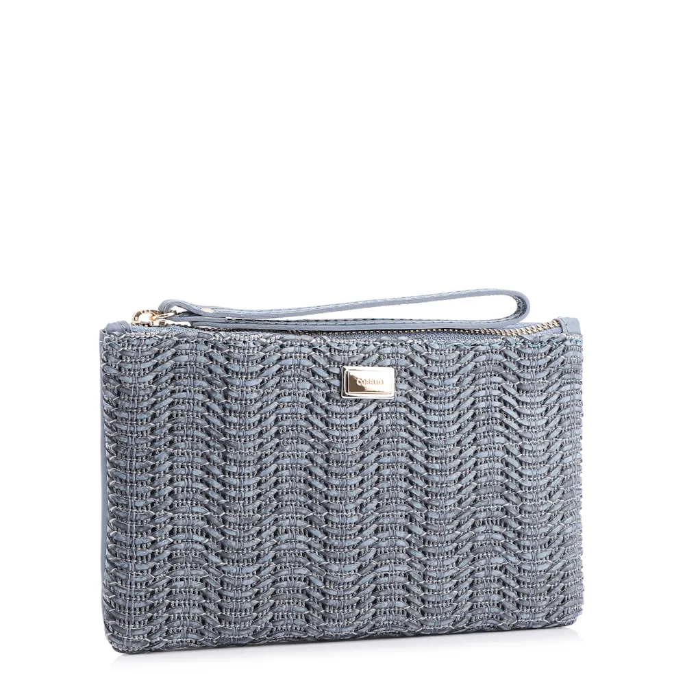 Bolsa Pequena Couro Azul - imagem 2