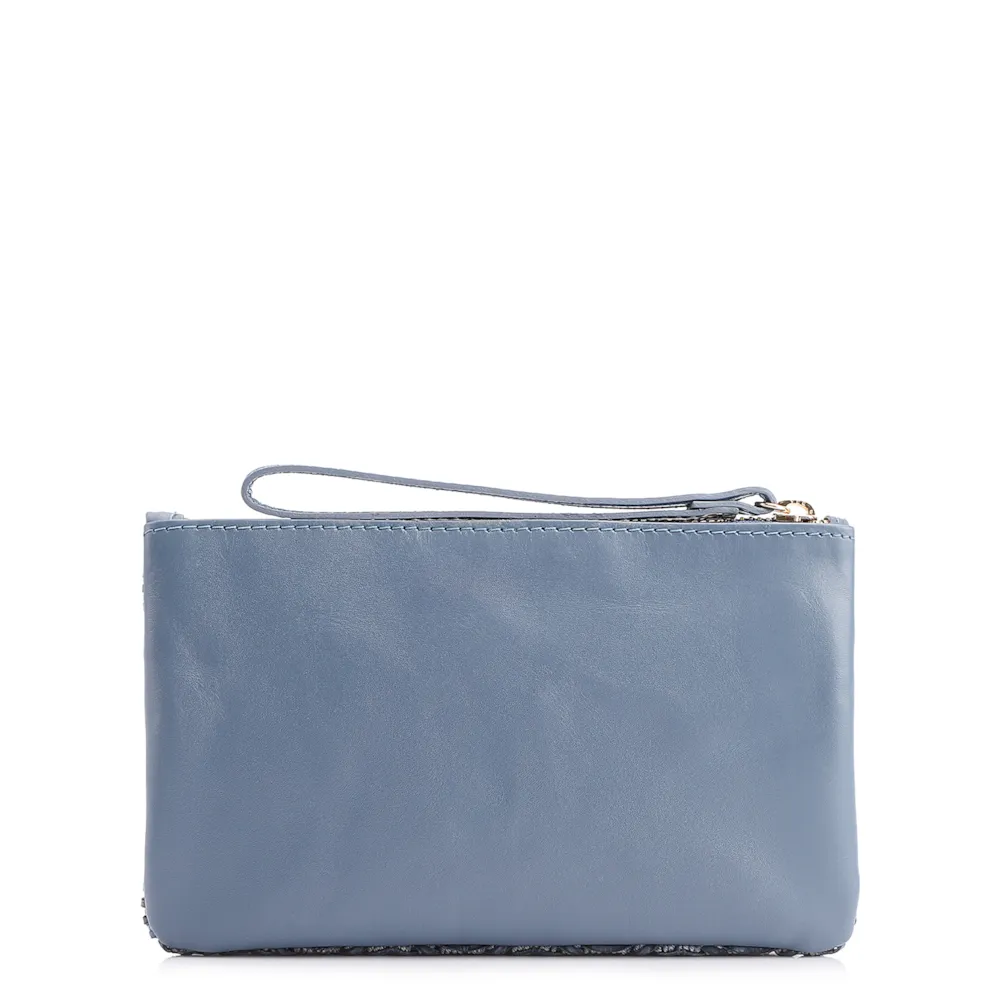 Bolsa Pequena Couro Azul - imagem 3