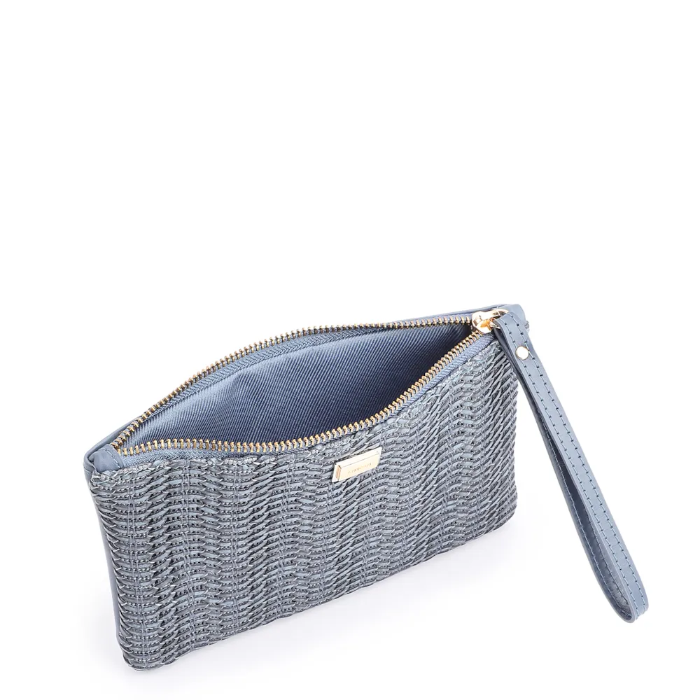 Bolsa Pequena Couro Azul - imagem 4
