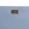 Bolsa Pequena Couro Azul Claro - imagem 5
