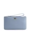 Bolsa Pequena Couro Azul Claro - imagem 1