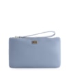 Bolsa Pequena Couro Azul Claro - imagem 1