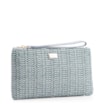 Bolsa Pequena Couro Azul Claro - imagem 2