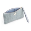 Bolsa Pequena Couro Azul Claro - imagem 4