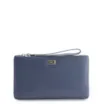 Bolsa Pequena Couro Azul Escuro - imagem 1