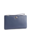 Bolsa Pequena Couro Azul Escuro - imagem 2