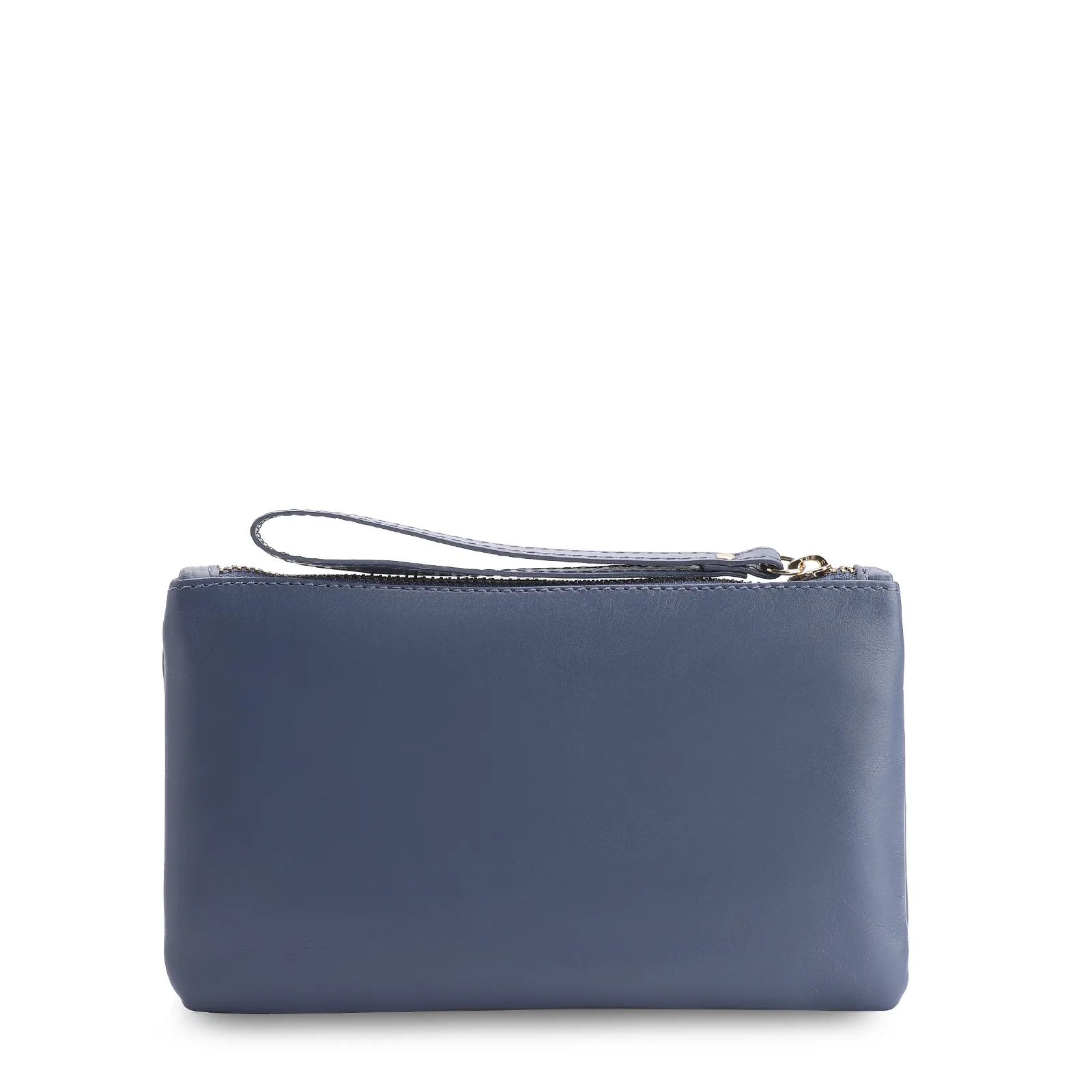 Bolsa Pequena Couro Azul Escuro
