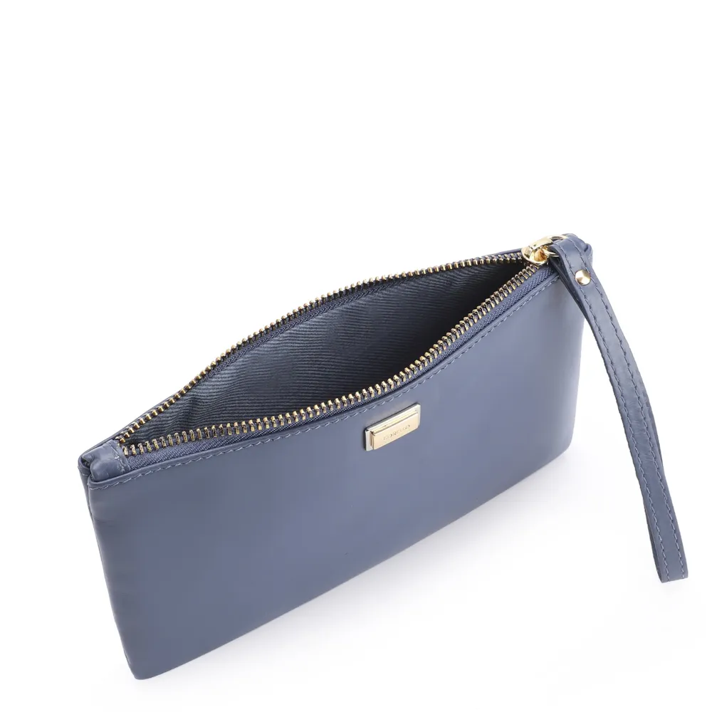 Bolsa Pequena Couro Azul Escuro - imagem 4