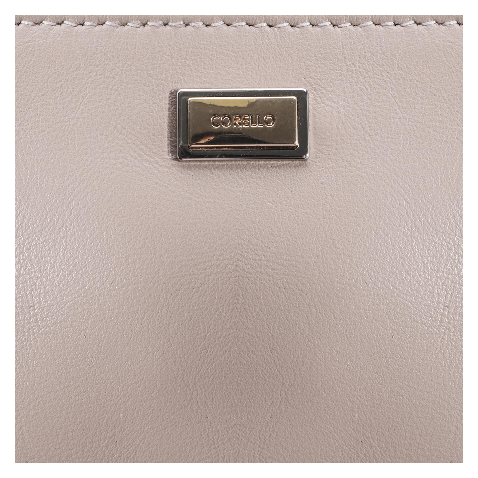 Bolsa Pequena Couro Bege