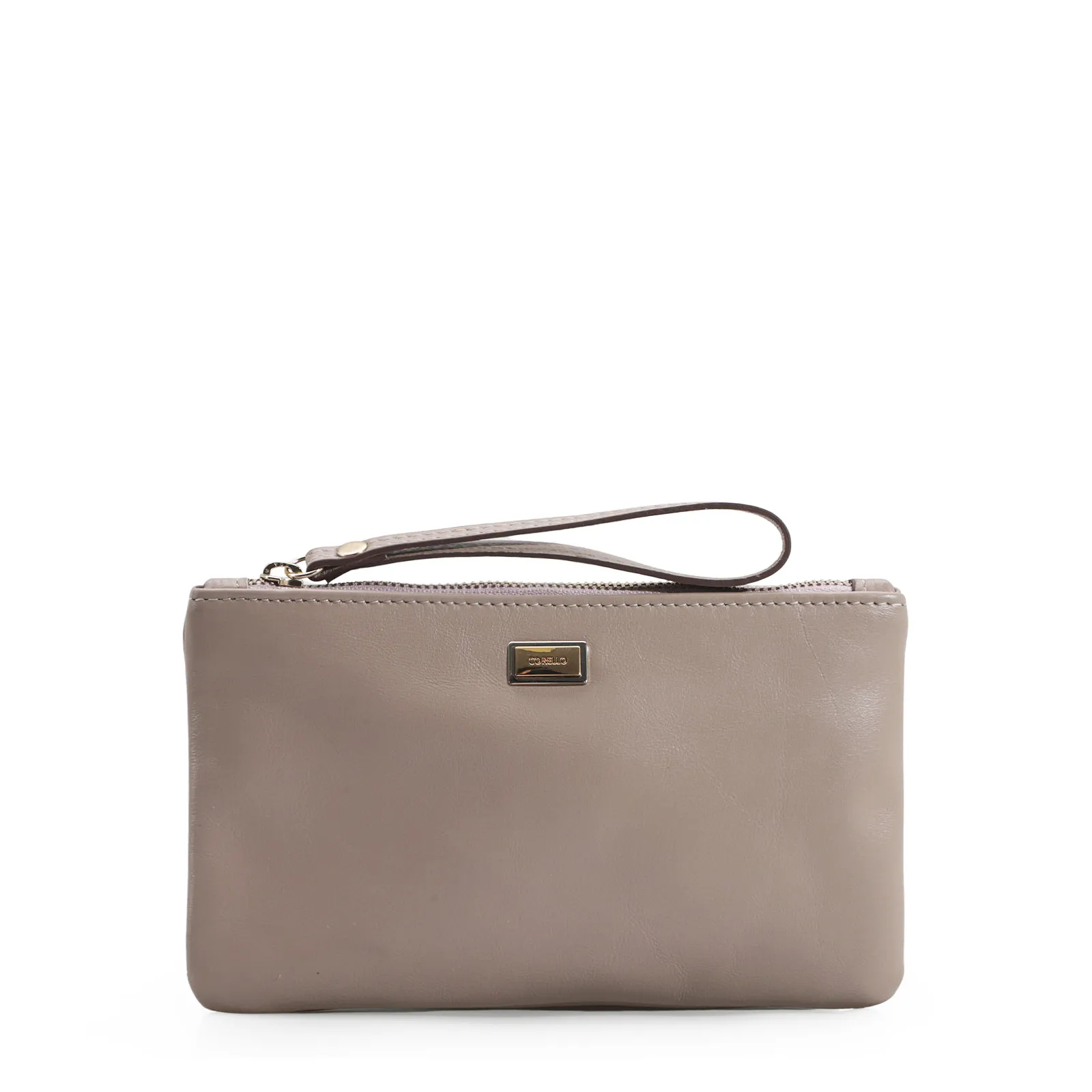 Bolsa Pequena Couro Bege