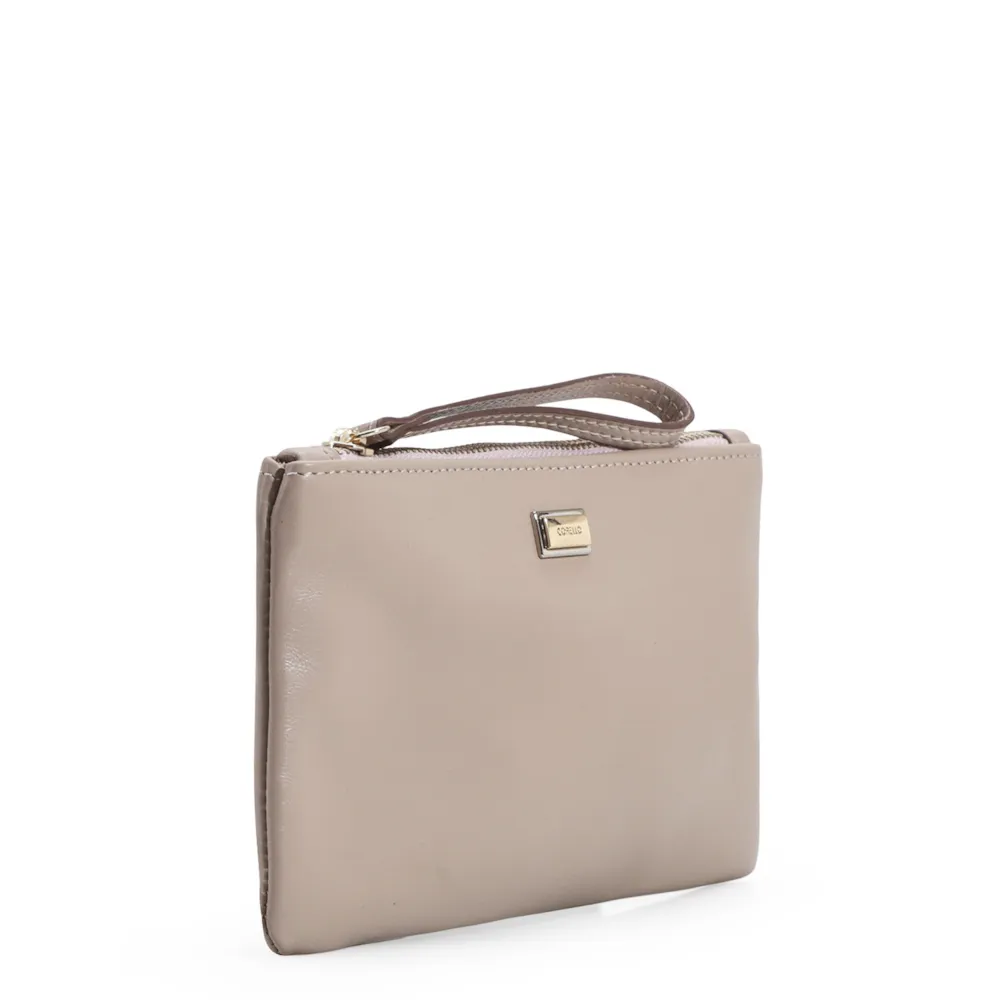 Bolsa Pequena Couro Bege - imagem 2