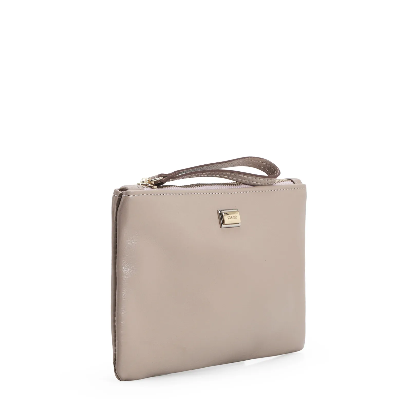 Bolsa Pequena Couro Bege