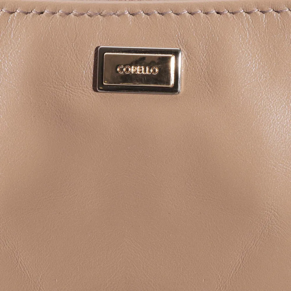 Bolsa Pequena Couro Bege - imagem 5