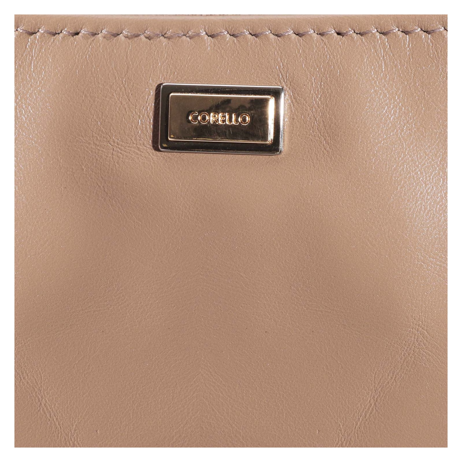 Bolsa Pequena Couro Bege