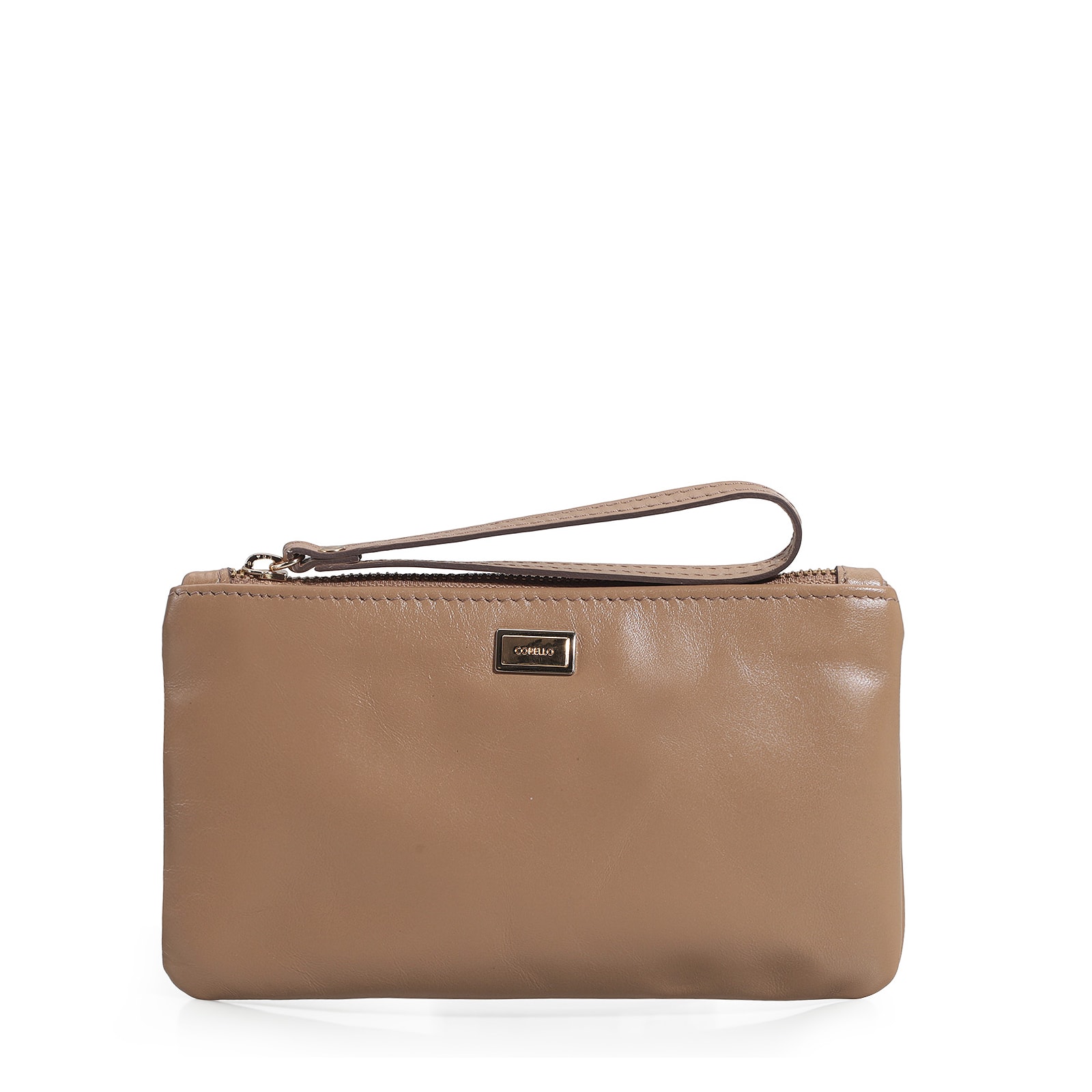 Bolsa Pequena Couro Bege