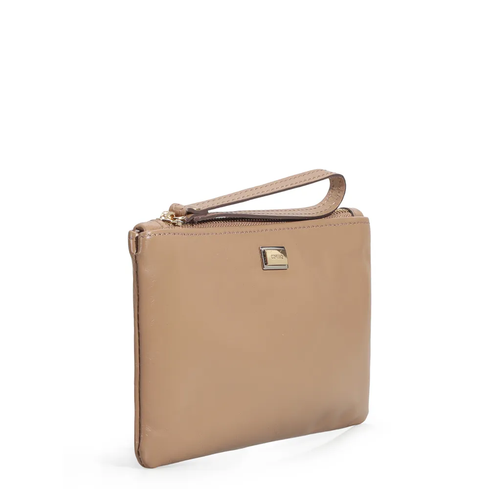 Bolsa Pequena Couro Bege - imagem 2