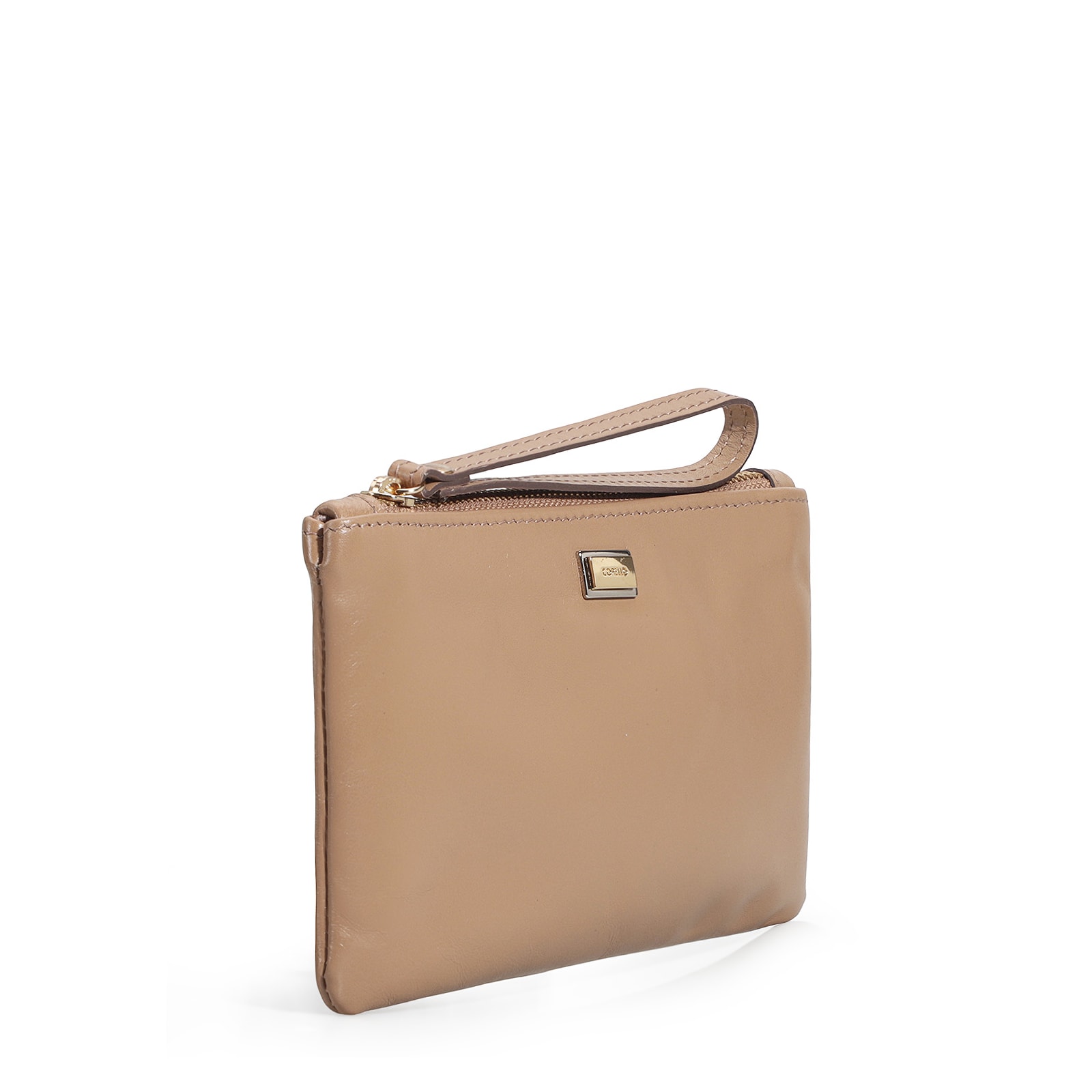 Bolsa Pequena Couro Bege