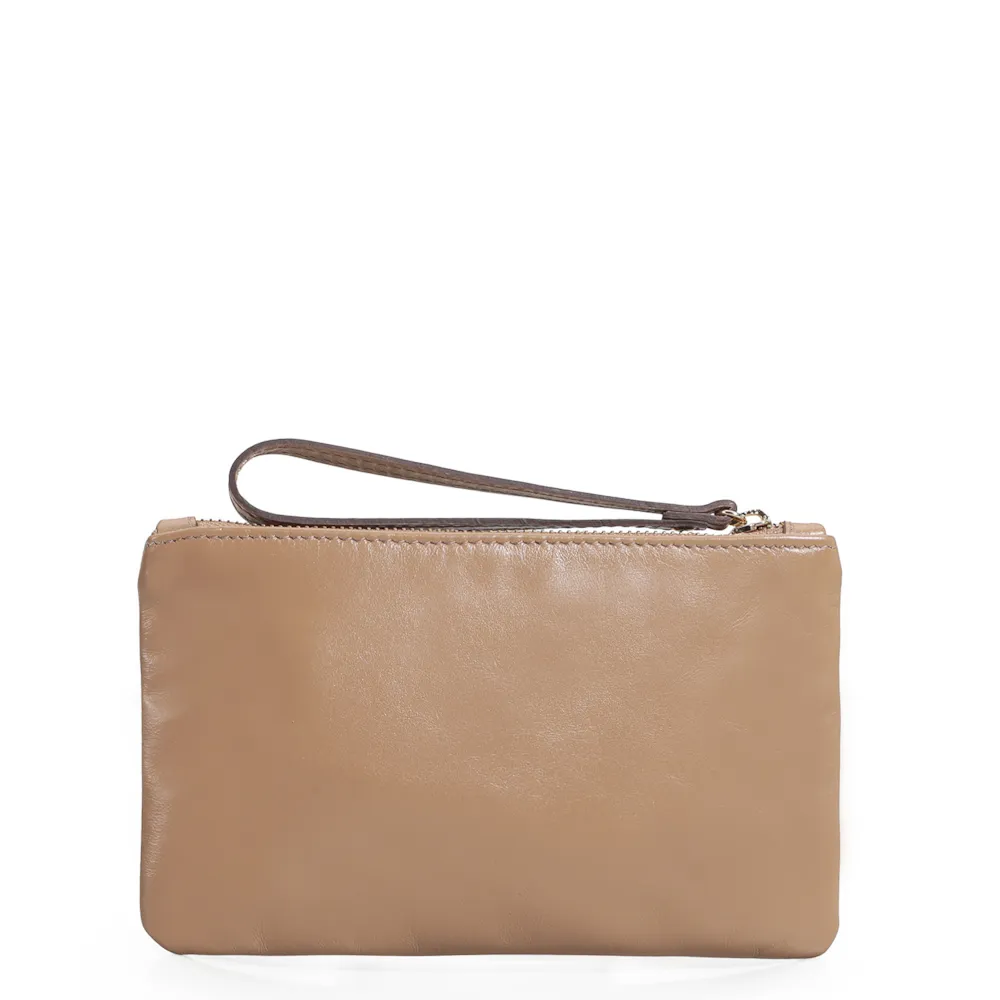 Bolsa Pequena Couro Bege - imagem 3
