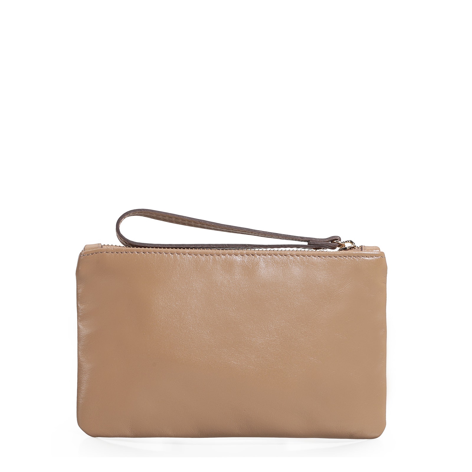 Bolsa Pequena Couro Bege