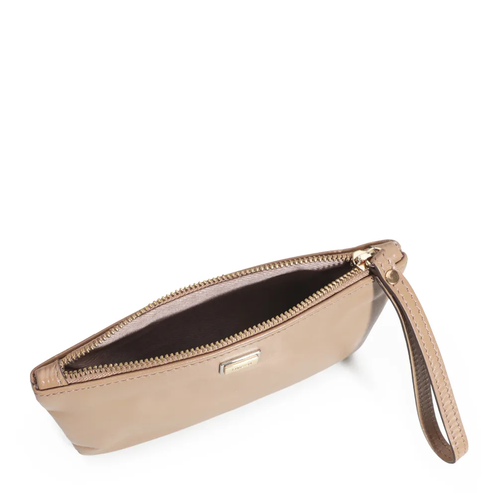 Bolsa Pequena Couro Bege - imagem 4